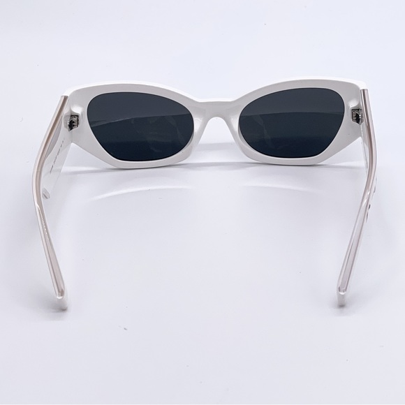 NEW DG6186 331287 SUNGLSSES DOLCE&GABBANA DG6186 3312/87 WHITE CAT EYE EYEWEAR - Picture 5 of 9